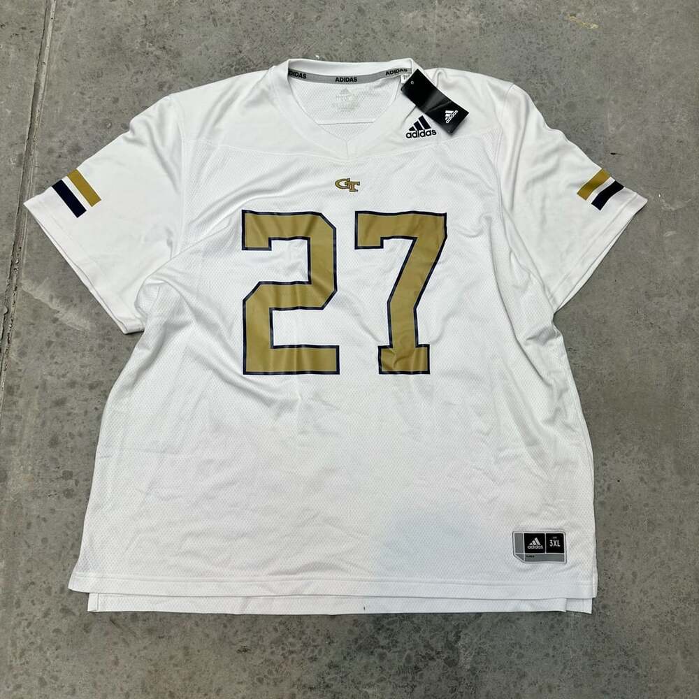 NWT Adidas Georgia Tech Football Jersey - 3XL